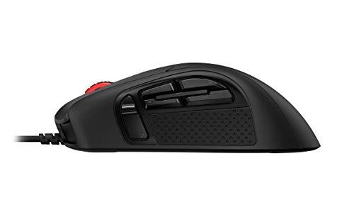 HyperX Pulsefire Raid – Gaming Mouse, 11 Programmable Buttons, RGB, Ergonomic Design, Comfortable Side Grips, Software-Controlled Customization