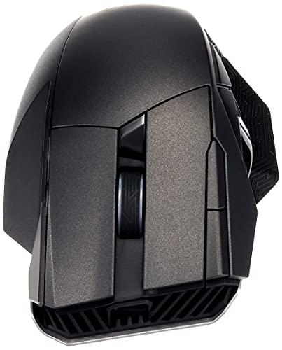 ASUS ROG Spatha X Wireless Gaming Mouse (Magnetic Charging Stand, 12 Programmable Buttons, 19,000 DPI, Push-fit Hot Swap Switch Sockets, ROG Micro Switches, ROG Paracord and Aura RGB lighting)