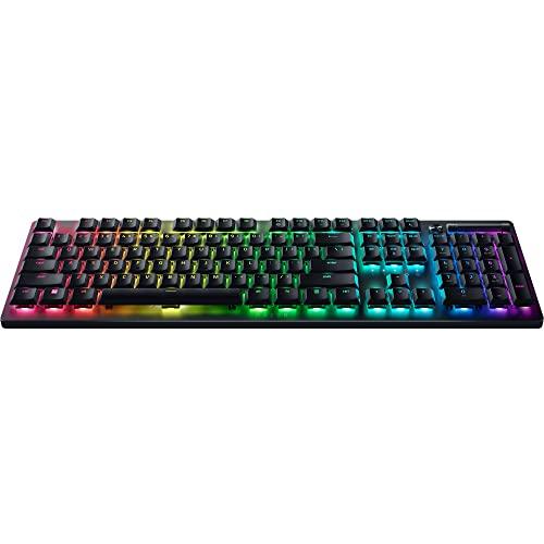 Razer DeathStalker V2 Pro Wireless Gaming Keyboard: Low-Profile Optical Switches - Linear Red - HyperSpeed Wireless & Bluetooth 5.0-40 Hr Battery - Ultra-Durable Coated Keycaps - Chroma RGB