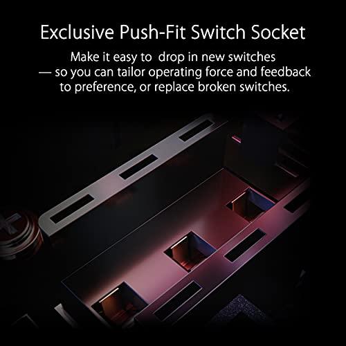 ASUS ROG Spatha X Wireless Gaming Mouse (Magnetic Charging Stand, 12 Programmable Buttons, 19,000 DPI, Push-fit Hot Swap Switch Sockets, ROG Micro Switches, ROG Paracord and Aura RGB lighting)