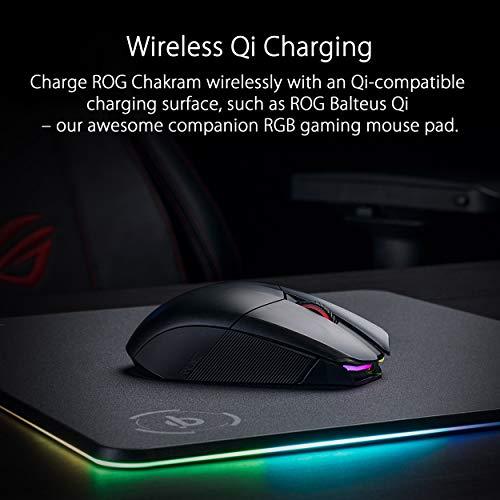 ASUS ROG Chakram Wireless Aura Sync RGB Gaming Mouse Optical Sensor 16000 DPI