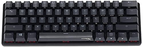 HyperX Alloy Origins 60 - Mechanical Gaming Keyboard, Ultra Compact 60% Form Factor, Double Shot PBT Keycaps, RGB LED Backlit, NGENUITY Software Compatible - Linear HyperX Red Switch