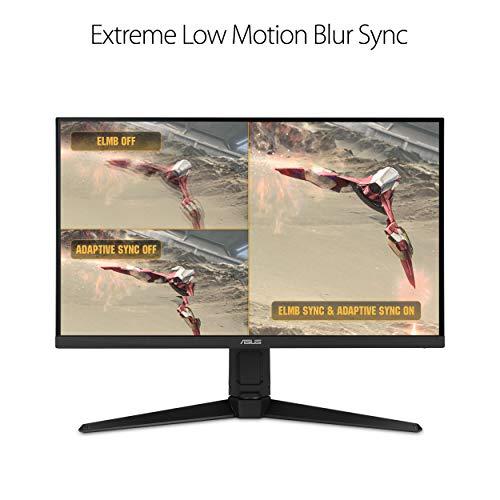 ASUS TUF Gaming 27" 2K Monitor (VG27AQL1A) - QHD (2560 x 1440), IPS, 170Hz (Supports 144Hz), 1ms, Extreme Low Motion Blur, DisplayHDR, Speaker, G-SYNC Compatible, VESA Mountable, DisplayPort, HDMI