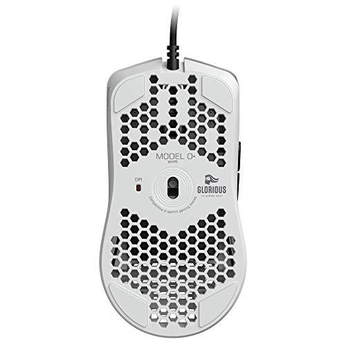 Glorious Model O- (Minus) Gaming Mouse, Matte White (RENEWED)