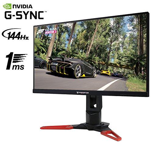 Acer Predator XB271HU Abmiprz 27-inch WQHD (2560x1440) NVIDIA G-SYNC Monitor (Display Port & HDMI Port, 144Hz),Black